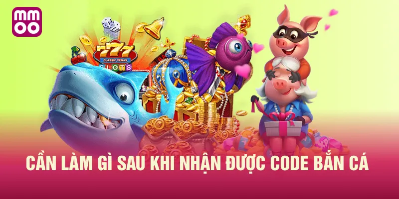 Cần làm gì sau khi nhận được code bắn cá